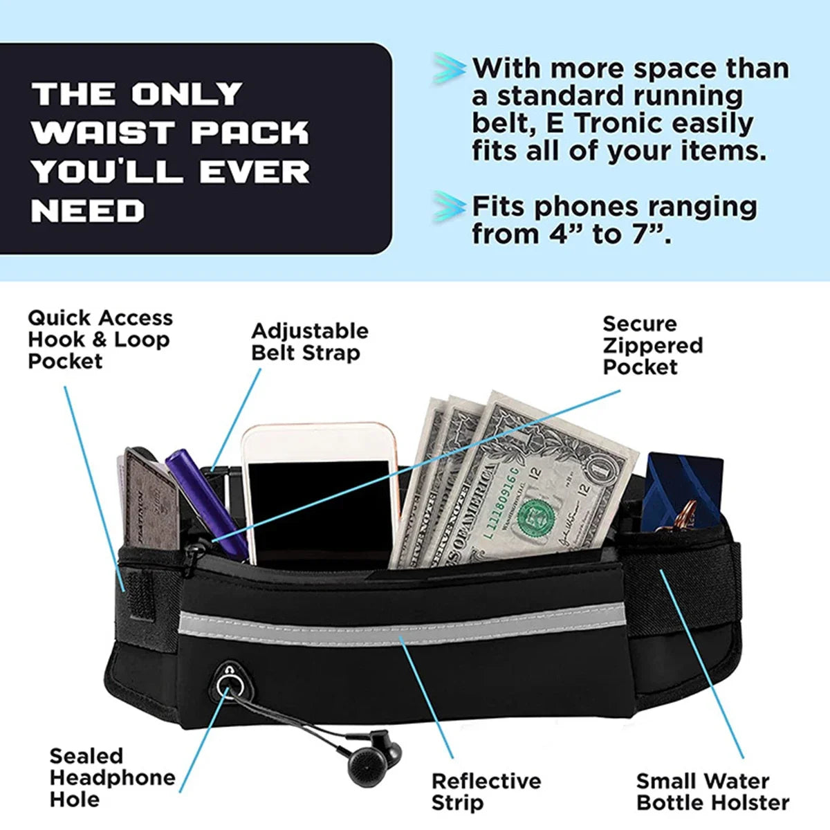 Dog Running Waist Leash