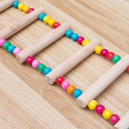 10 Ladder Birds Swing Wooden Bridge
