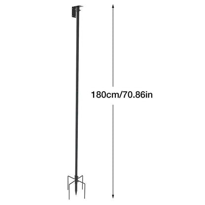 Heavy Duty Outdoor Bird Feeder Stand, Multifunctional Weather Station ,Mounting Kits For Lawn