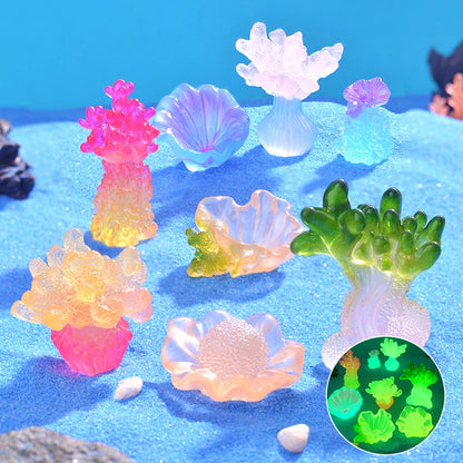 Glowing Coral Oyster for Fish Tank Aquarium Decor.