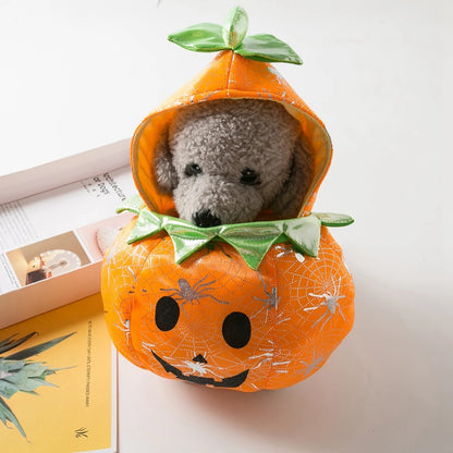 Halloween Dog Pumpkin Costumes Pet Dog