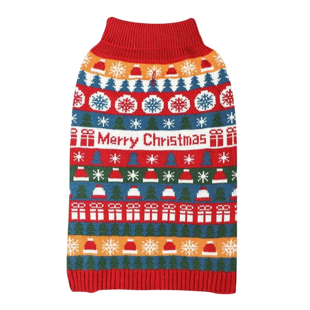 Puppy Christmas Sweaters for Small Dogs and Cats