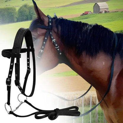 Adjustable Horse Halter Throat Latch For Horse Bridle With 3 Buckles