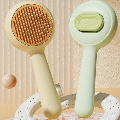 Cat Brush Self-cleaning Cat Brush, Pet Hair Remover, One Click Combs for Cats Hair Cleaning, Pet Grooming Massage, Dog Comb Brushes