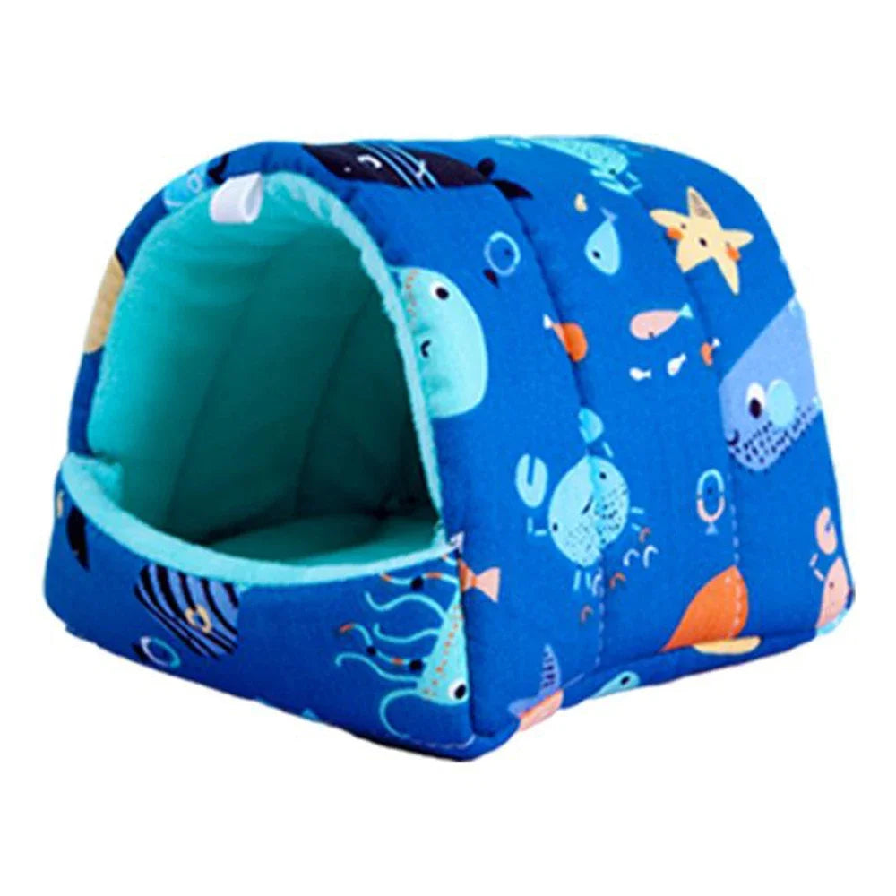 Cute Cartoon Rabbit, Squirrel, Guinea Pig Nest,