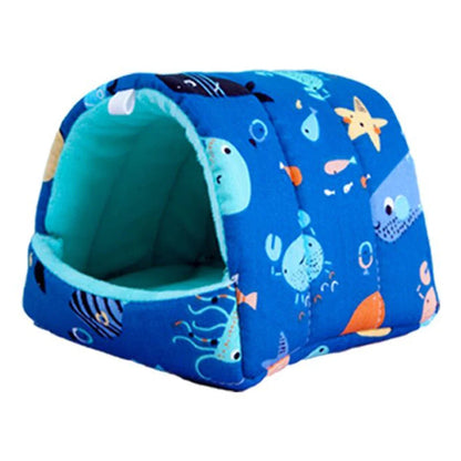 Cute Cartoon Rabbit, Squirrel, Guinea Pig Nest,