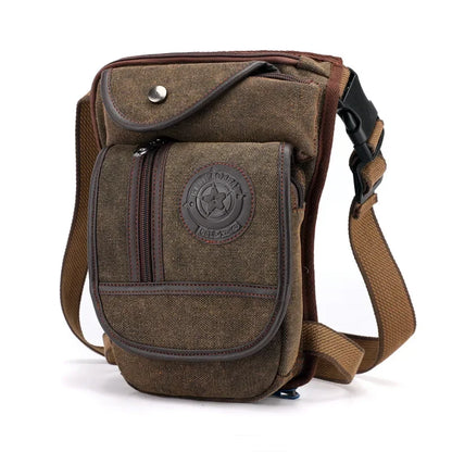 Portable Equestrian Drop Leg Bag, High Quality Canvas, Nylon Horse Riding Waist Bag,