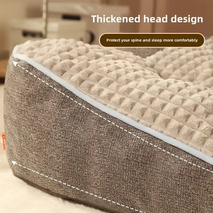 Extra Thickened Large Dog Bed, 47inch for Large Dogs, Orthopedic Dog Mat for Large Senior Dogs,