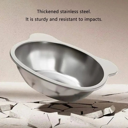 Stainless Steel Raised Cat Bowl with 15° Elevated Shatterproof for Cats and Puppies