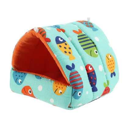 Cute Cartoon Rabbit, Squirrel, Guinea Pig Nest,