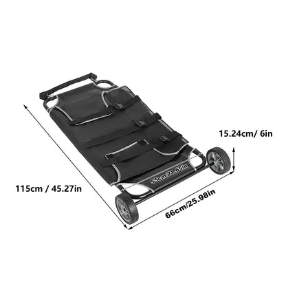 Gurney Animal Stretcher, Veterinary Expandable w/2 Wheels!