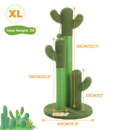 Cactus Cat Scratching Post for Indoor Cats
