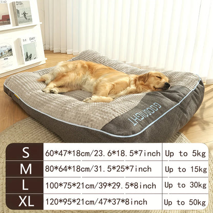 Extra Thickened Large Dog Bed, 47inch for Large Dogs, Orthopedic Dog Mat for Large Senior Dogs,