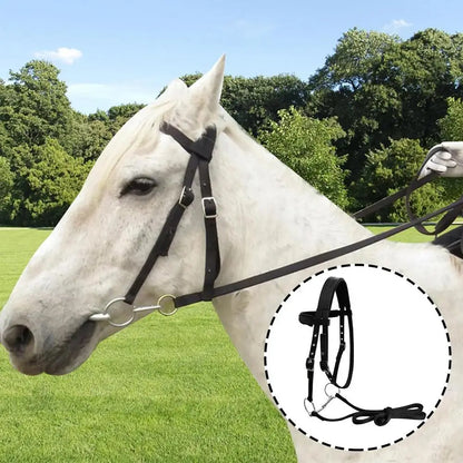 Adjustable Horse Halter Throat Latch For Horse Bridle With 3 Buckles