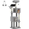 Cat Tree Tower with 4 Natural Sisal Scratching Posts