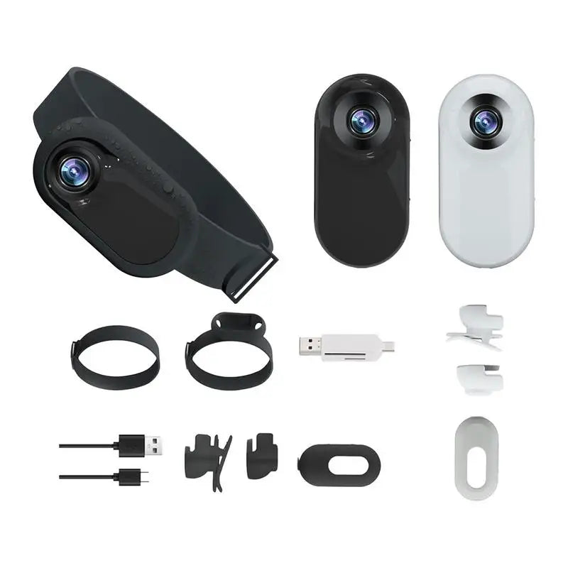 Pet Collar Camera HD 1080p Mini Sports Camera With Screen Video Recording Outdoor Wireless Camera Collar