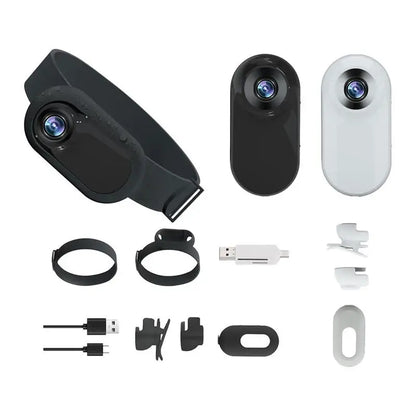 Pet Collar Camera HD 1080p Mini Sports Camera With Screen Video Recording Outdoor Wireless Camera Collar