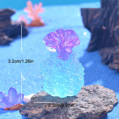 Glowing Coral Oyster for Fish Tank Aquarium Decor.