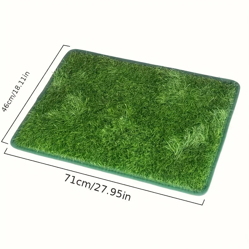 Simulation Lawn Dog Toilet, Training Mat Washable Pet Urine Mat, Dog Toilet Replacement, Pad Eco-Friendly Non-Slip