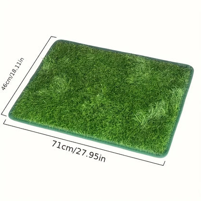 Simulation Lawn Dog Toilet, Training Mat Washable Pet Urine Mat, Dog Toilet Replacement, Pad Eco-Friendly Non-Slip
