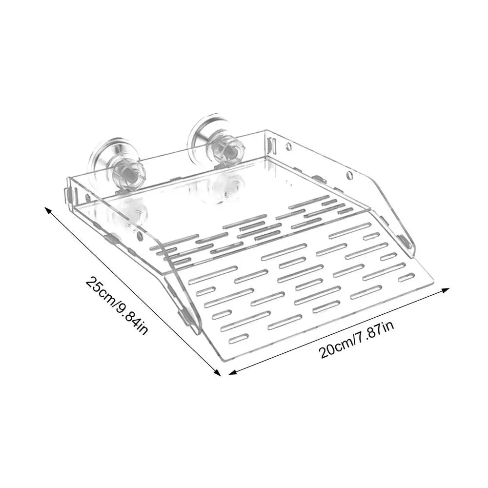 Turtle Basking Ramp, Acrylic Multipurpose Basking Dock, Aquarium Reptile Resting Terrace, Turtle Tank Accessories For Lizards, and Frogs