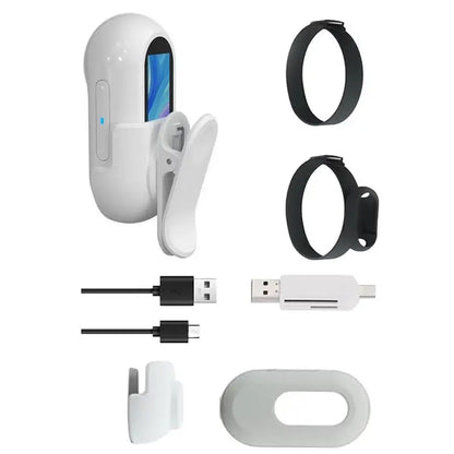 Pet Collar Camera HD 1080p Mini Sports Camera With Screen Video Recording Outdoor Wireless Camera Collar