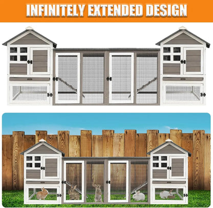 Small Animal Two-Story Hutch