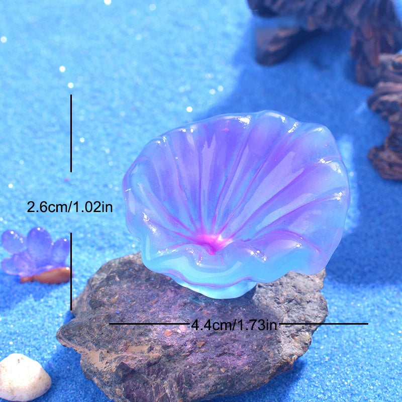 Glowing Coral Oyster for Fish Tank Aquarium Decor.