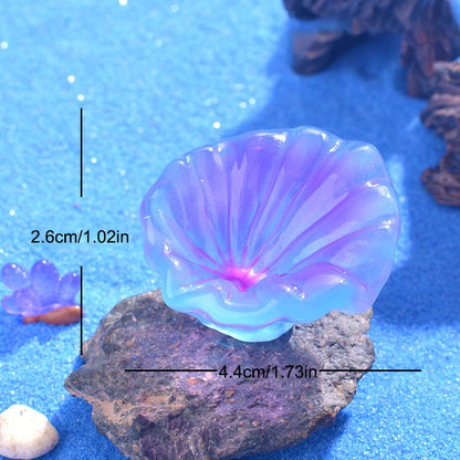 Glowing Coral Oyster for Fish Tank Aquarium Decor.