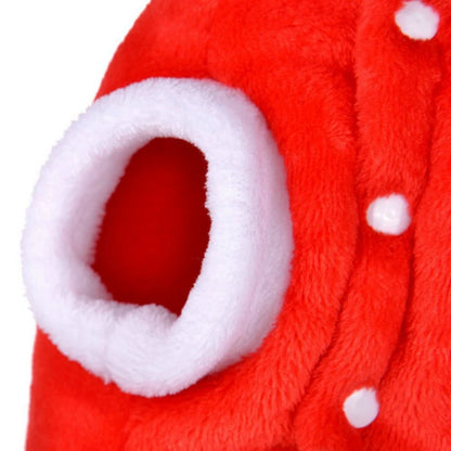 Hooded Christmas Jumpsuit for Dogs