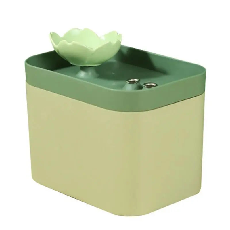 Cat Water Fountain Ceramic Pet Drinking Dispenser, Ultra Quiet Water Feeding Supplies for Cats and Dogs, Silent Pet Dispenser