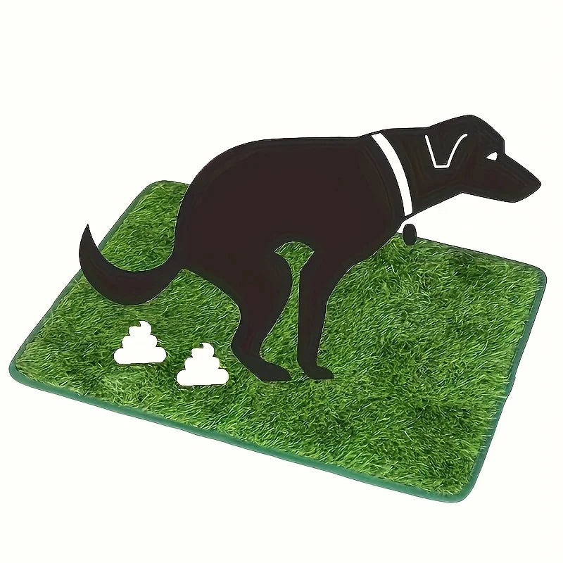 Simulation Lawn Dog Toilet, Training Mat Washable Pet Urine Mat, Dog Toilet Replacement, Pad Eco-Friendly Non-Slip