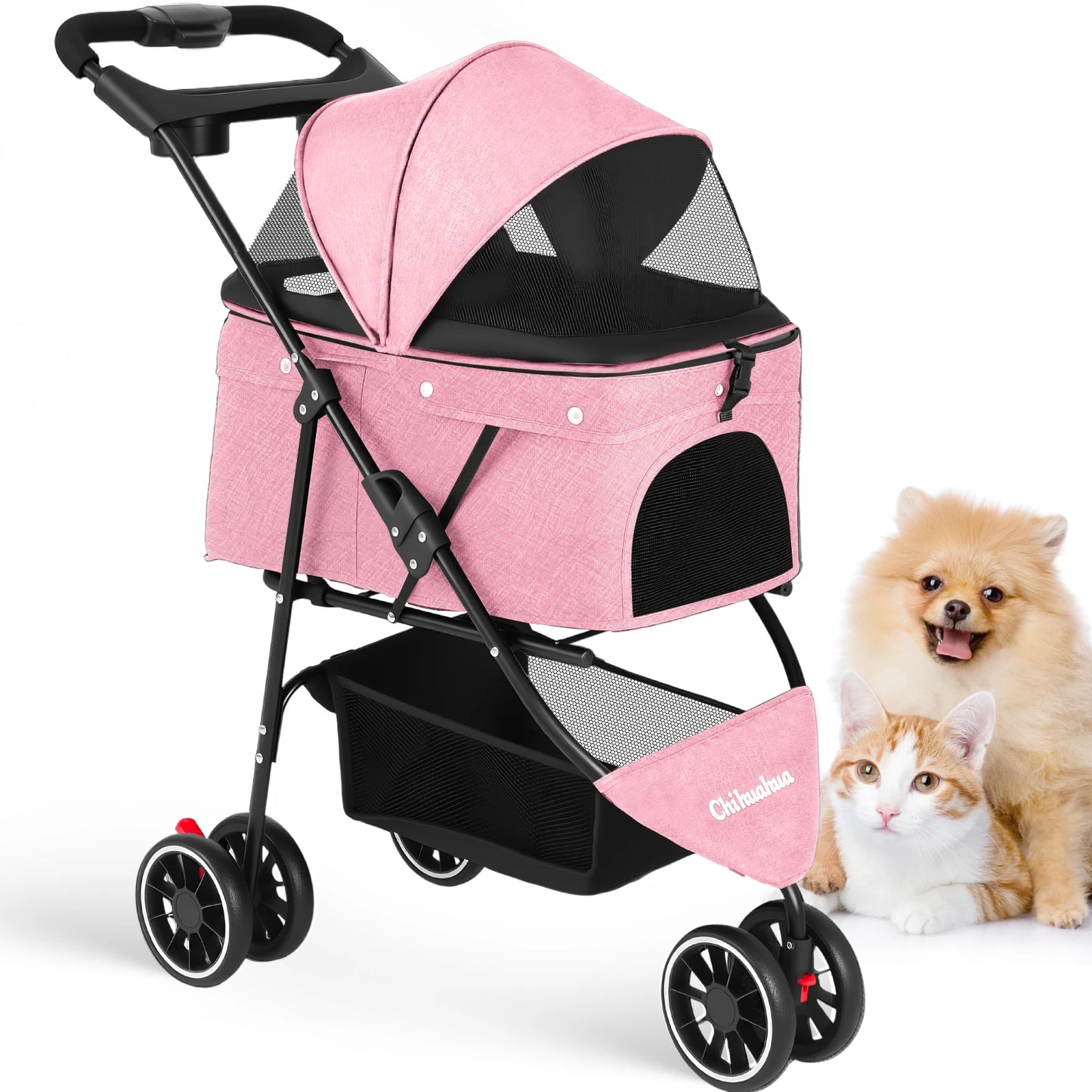 Pet Stroller For Puppy, Small Dogs & Cats
