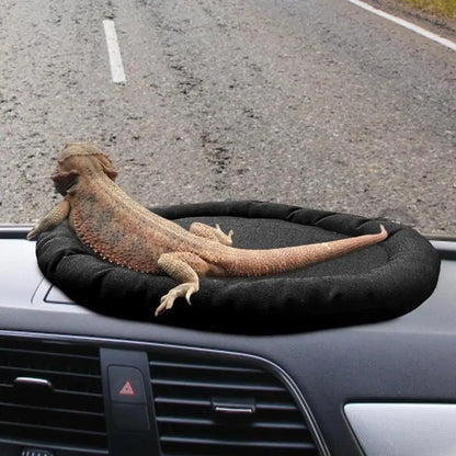 Car Lizard Hammock, Portable, Comfortable, Lizard Pad, Bearded Dragon Supplies, Lightweight Reptile Bed With Strong Suction Cup
