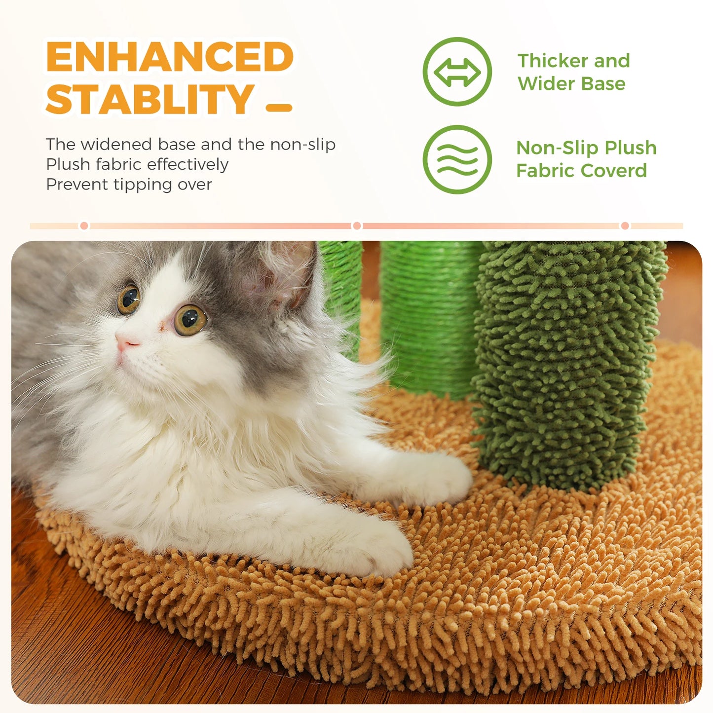 Cactus Cat Scratching Post for Indoor Cats