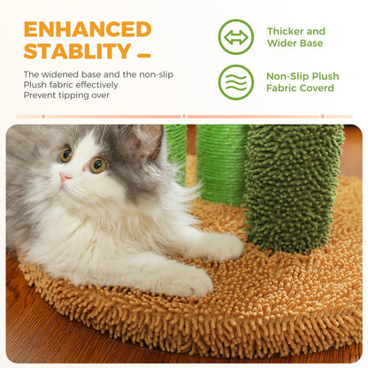 Cactus Cat Scratching Post for Indoor Cats