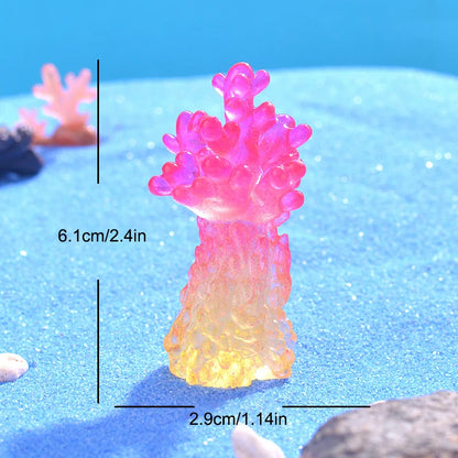 Glowing Coral Oyster for Fish Tank Aquarium Decor.