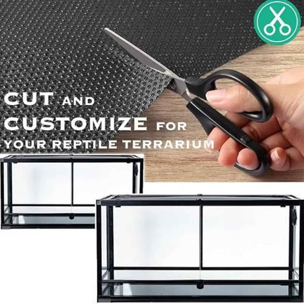 Reptile Carpet Anti-Slip Terrarium Liner,  Climbing Animals,  Breeding For Turtles, Snakes, Iguana, and Tortoises