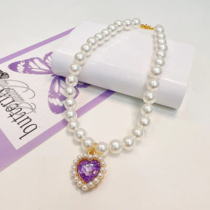 Adjustable Pet Pearl Necklace Accessories for Cats