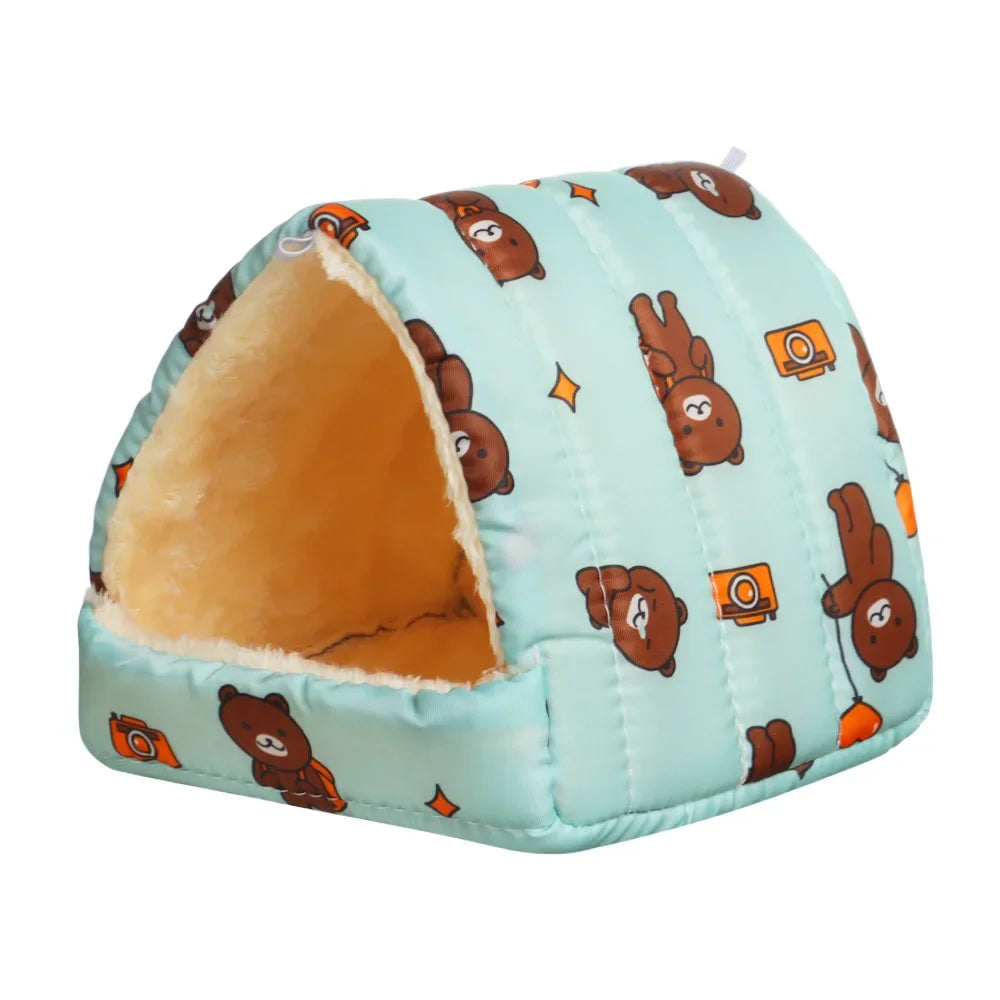Cute Cartoon Rabbit, Squirrel, Guinea Pig Nest,