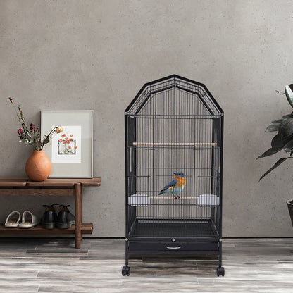 Large 39" Bird Cage  for Parakeets & Lovebirds