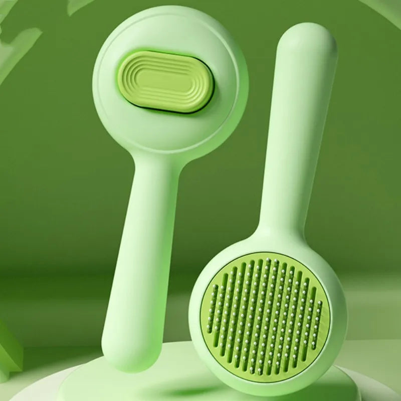 Cat Brush Self-cleaning Cat Brush, Pet Hair Remover, One Click Combs for Cats Hair Cleaning, Pet Grooming Massage, Dog Comb Brushes