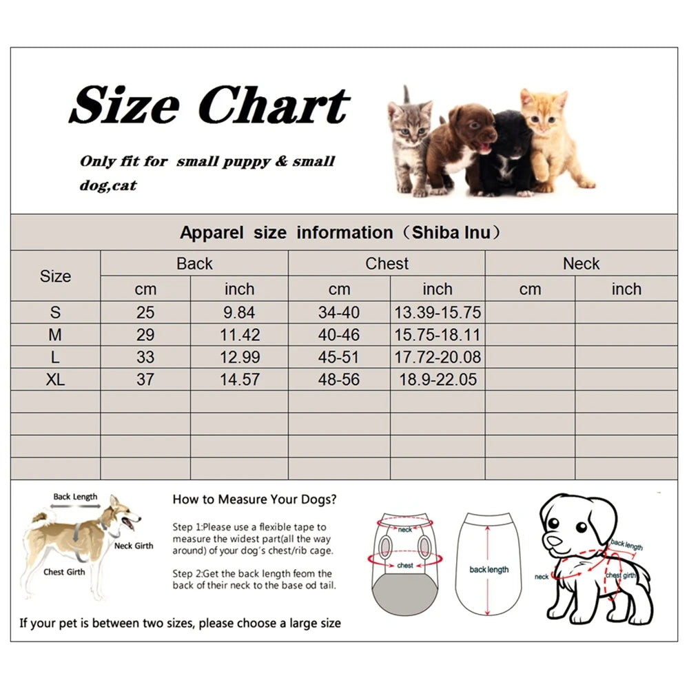 Double-sided Thicken Winter Dog Clothes