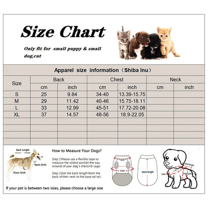 Double-sided Thicken Winter Dog Clothes