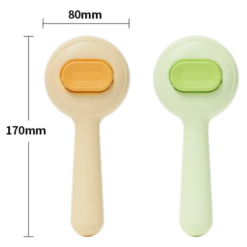 Cat Brush Self-cleaning Cat Brush, Pet Hair Remover, One Click Combs for Cats Hair Cleaning, Pet Grooming Massage, Dog Comb Brushes