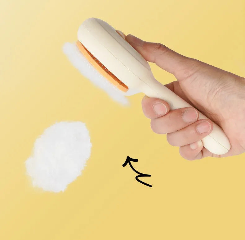 Cat Brush Self-cleaning Cat Brush, Pet Hair Remover, One Click Combs for Cats Hair Cleaning, Pet Grooming Massage, Dog Comb Brushes