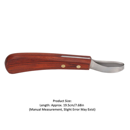 Horse Hoof Trimmer Shears, Stainless Steel Blade, Rubber Wood Handle, Multipurpose (Cattle and Horse Hoof Cutter)